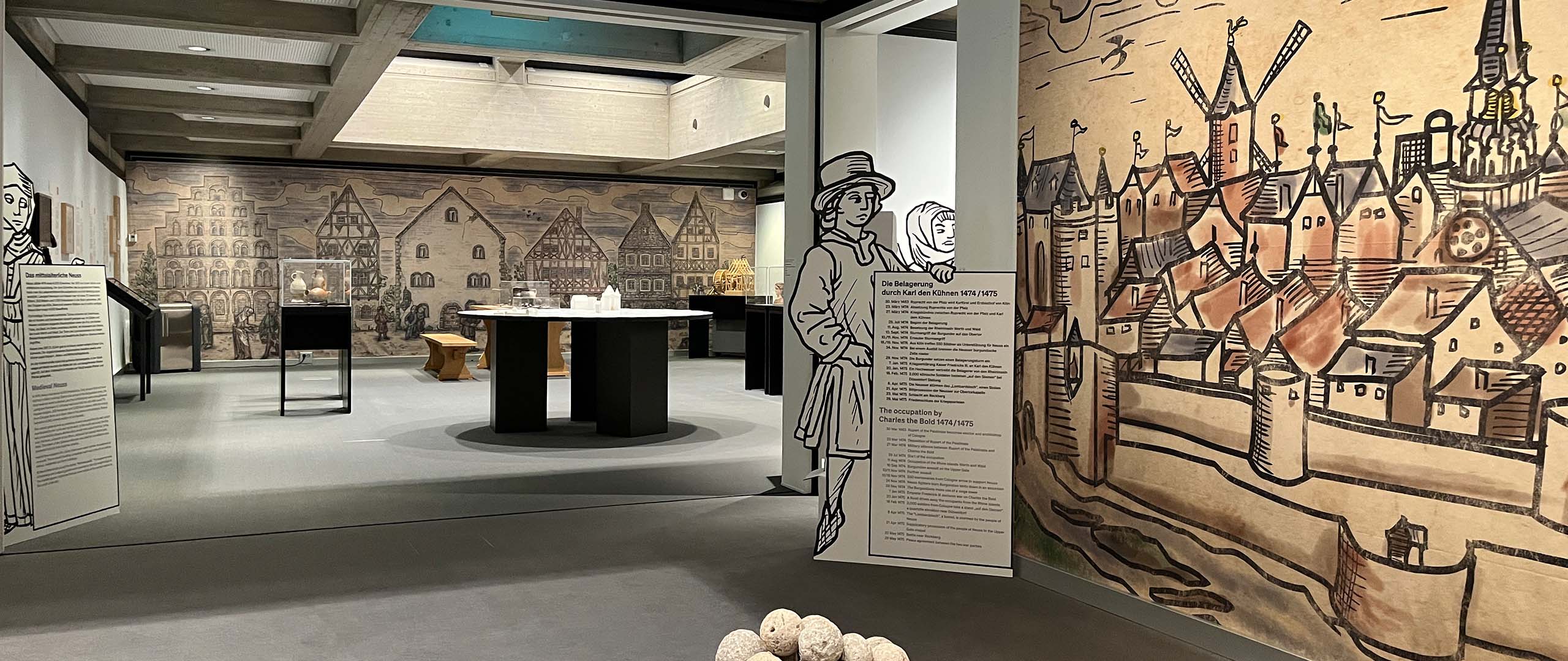 ›Neuss 1474 – Die Belagerung durch Karl den Kühnen‹ im Clemens Sels Museum in Neuss