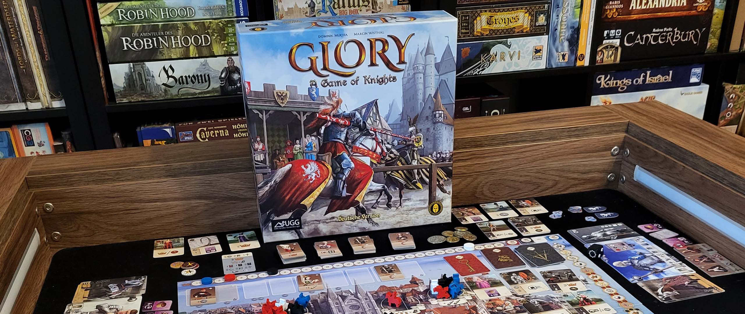 Strategischer Turnierspaß: ›Glory: A Game of Knights‹
